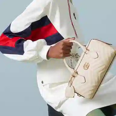 GUCCI Marmont Small Shoulder Bag White
