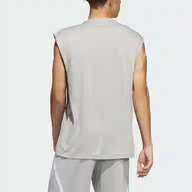 adidas All-world Sleeveless Tank Tee Logo