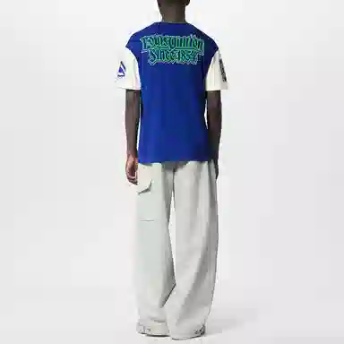 Louis Vuitton FW23 Logo T-Shirt Blue
