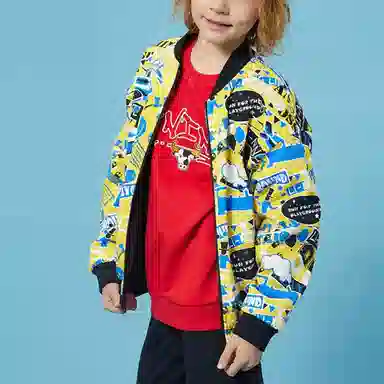 李宁儿童 无领长袖夹克 儿童款