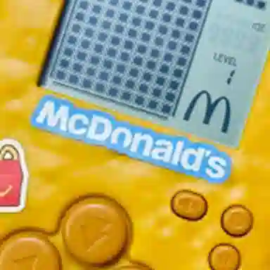 麦当劳 六一吃鸡快乐限定 俄罗斯方块 麦乐鸡块游戏机 玩具