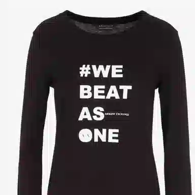 Armani Exchange FW23 Logo Dress Black