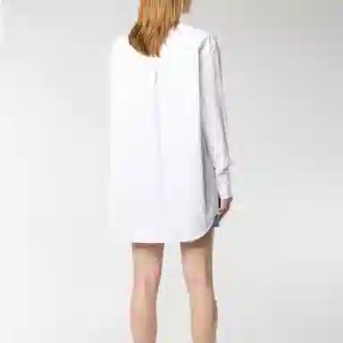 Valentino Logo Cotton Shirt White