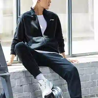 LiNing Running Suit Black