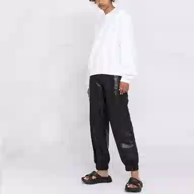 Alexander Wang FW21 Logo Crewneck White