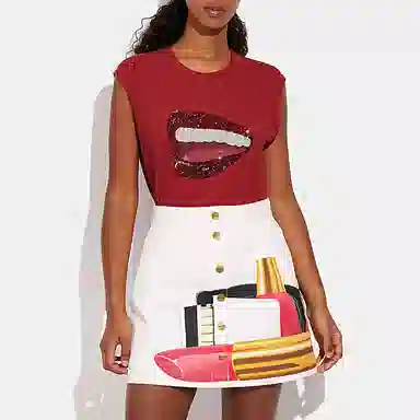 COACH x TOM WESSELMANN SS22 Sleeveless Tee Red
