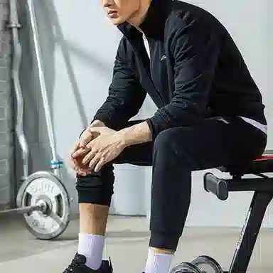 LiNing Running Suit Black