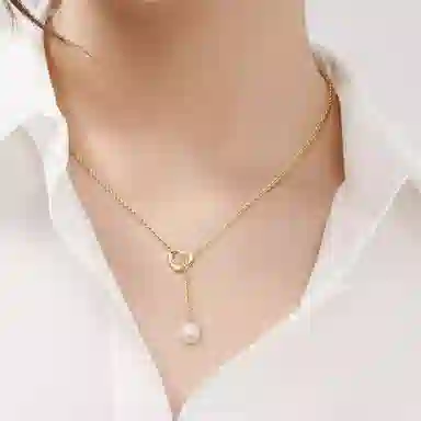 Tiffany & Co. Heart Pearl Necklace