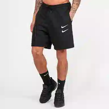 Nike Swoosh French Terry Short Black