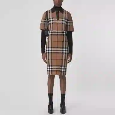 Burberry SS21 Jacquard Skirt Brown