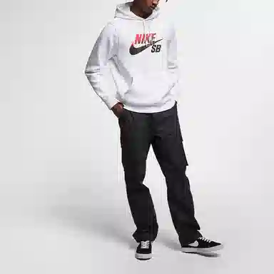 Nike SB Icon Hoodie White