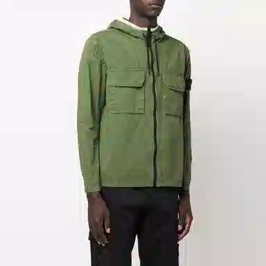 Stone Island SS22 Compass Badge Hooded Jacket