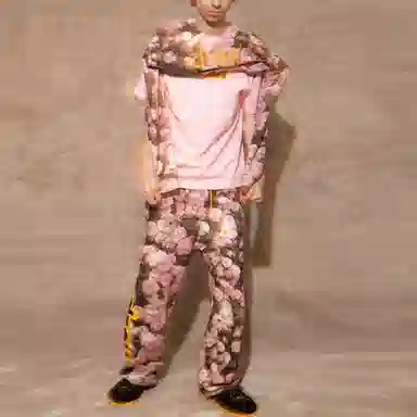 Drew House logo scribble crewneck roses