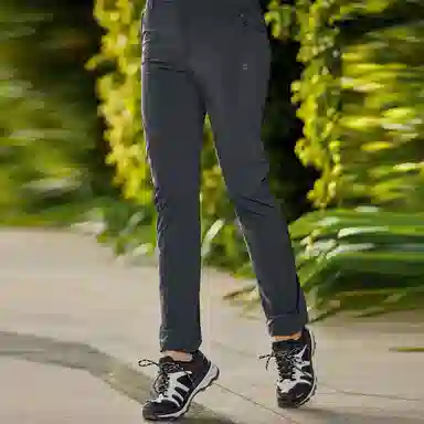 探路者 纯色弹力休闲裤 女款