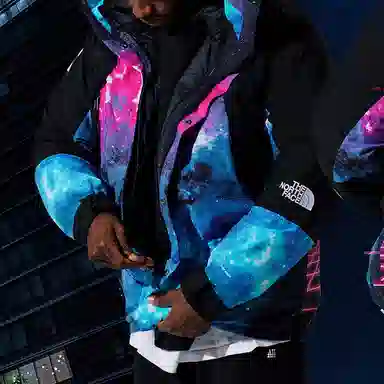 The North Face x Invincible Mountain Light Jacket Metaverse Neon