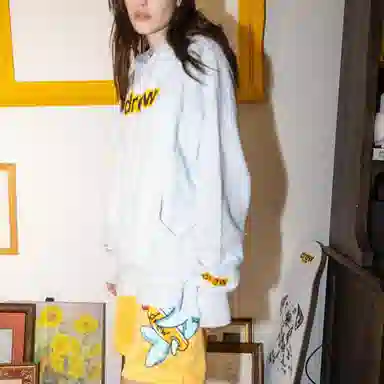 Drew House logo Secret Deconstructed Hoodie Logo