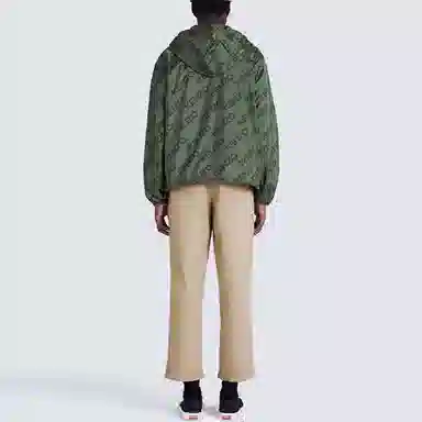 KENZO FW22 Logo Hoodie Jacket Green