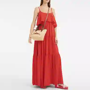 LONGCHAMP Le Panier Pliage 21 Brown