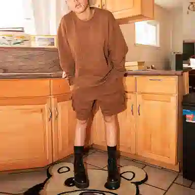 Drew House Cargo Sweatshort Brown