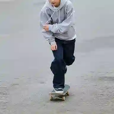 POLAR SKATE CO 3 Tone Fill HoodieLogo