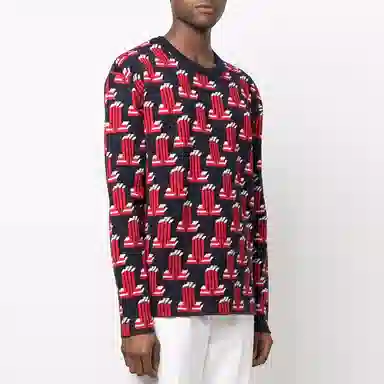 Lanvin SS22 Logo Wool Sweater