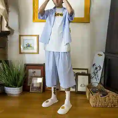 Drew House Seersucker Church Short