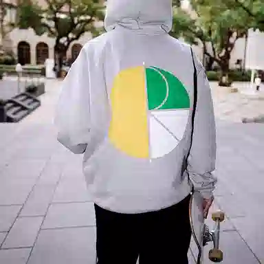 POLAR SKATE CO 3 Tone Fill HoodieLogo