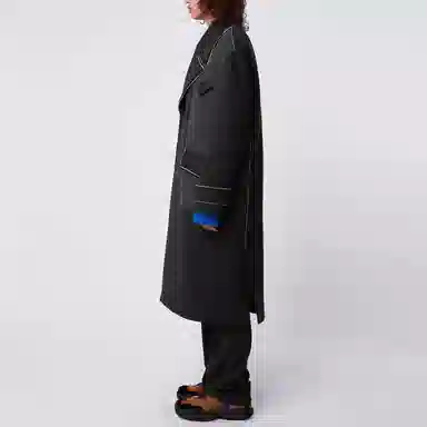 ADER ERROR x ZARA FW21 Wool Blend Coat Black