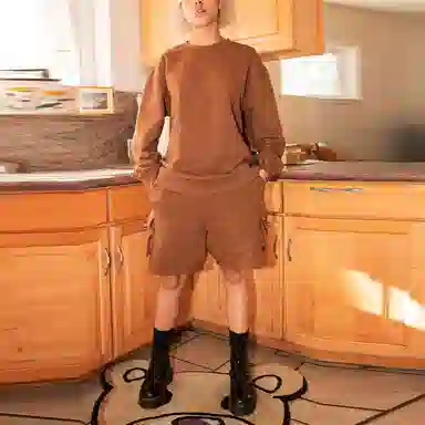 Drew House Cargo Sweatshort Brown