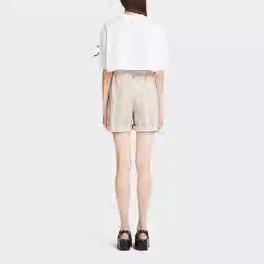 Prada SS22 Printed Knit T-Shirt White