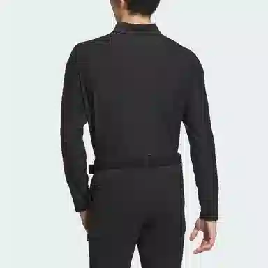 adidas Long Sleeve Stretch Polo Shirt LogoPolo