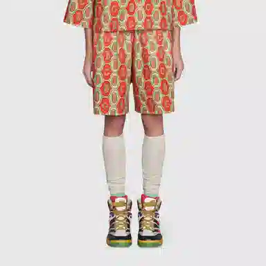 Gucci SS21 Paisley Print Shorts