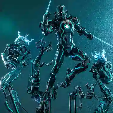 Hot Toys mark 4 neon tech 32cm