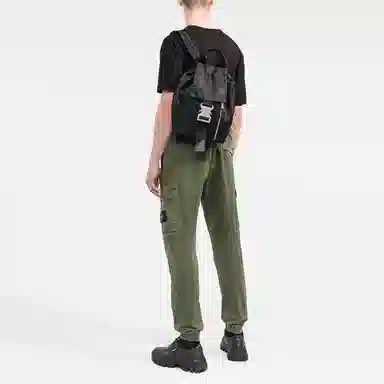 Stone Island FW22 Logo Patch Cargo Pants Green