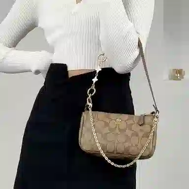 COACH Mahjong Bag Set Gold