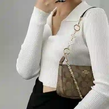 COACH Mahjong Bag Set Gold