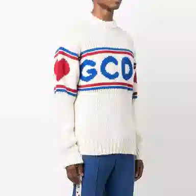 GCDS Sweater White