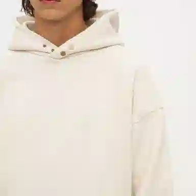 Fear of God FG7C Hoodie Cream Heather Logo