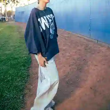 Drew House Sweet Boxy Ss Tee Navy