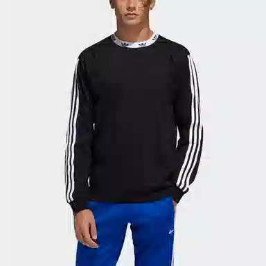 adidas originals Trefoil Rib Ls Tee Logo