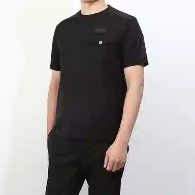 Prada Logo Pocket T-Shirt Black