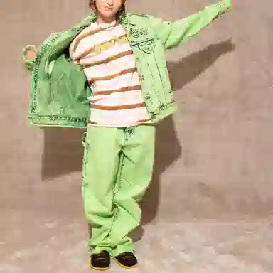 Drew House Cartoon Font Ss Tee Neapolitan Stripe T