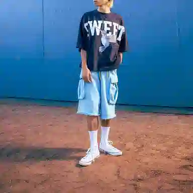 Drew House Sweet Boxy Ss Tee Navy