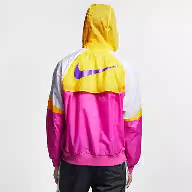 Nike Windbreaker Jacket Yellow Purple