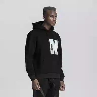 NORVINCY x CHARCOAL Hoodie Black