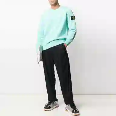 Stone Island SS21 Crewneck Sweatshirt Blue