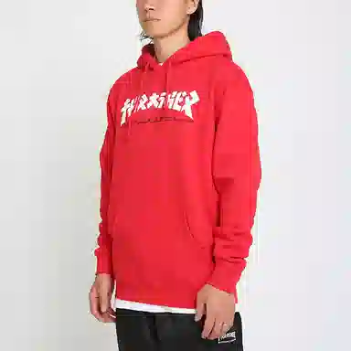 Thrasher Godzilla Hoodie Red