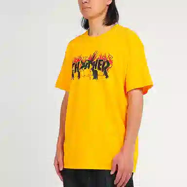 Thrasher Crows T-Shirt Gold