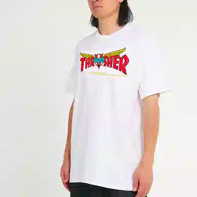 Thrasher Wings Tee White