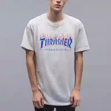 Thrasher Blue Flame T-Shirt